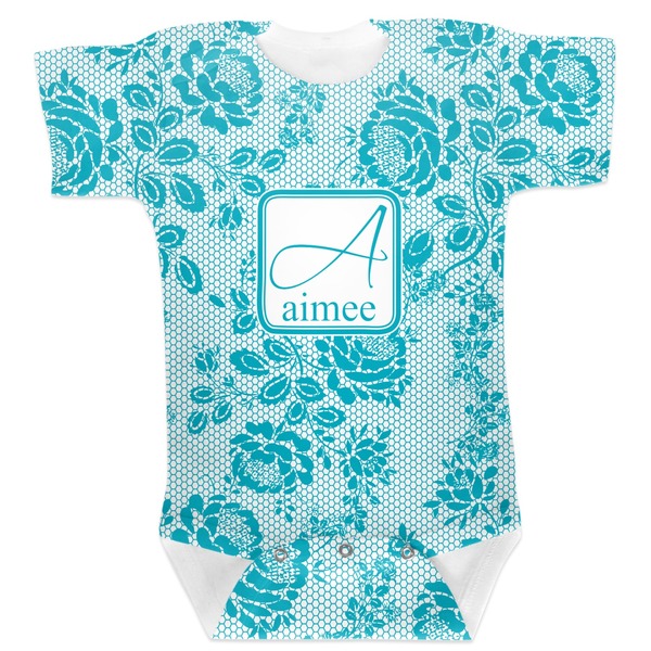 Custom Lace Baby Bodysuit 0-3 (Personalized)