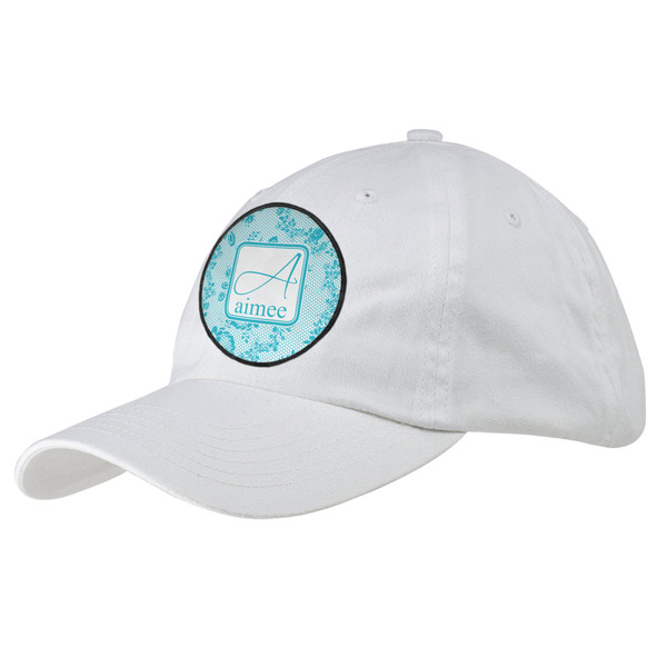 Custom Lace Baseball Cap - White (Personalized)