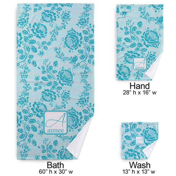 Lace Bath Towel Sets - 3-piece - Approval