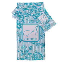 Lace Bath Towel Set - 3 Pcs (Personalized)