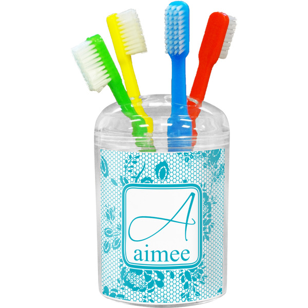 Custom Lace Toothbrush Holder (Personalized)