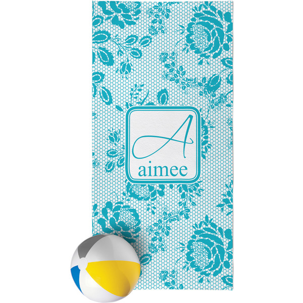 Custom Lace Beach Towel (Personalized)