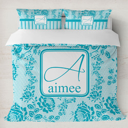 Lace Duvet Cover Set - King (Personalized)