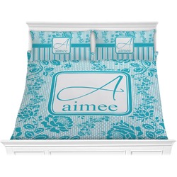 Lace Comforter Set - King (Personalized)
