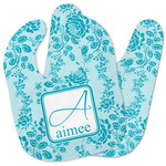 Lace Baby Bib w/ Name and Initial