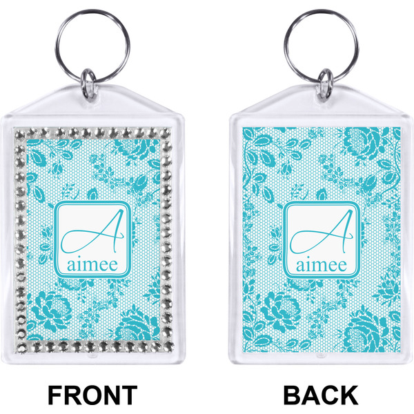 Lace Bling Keychain (Front + Back)