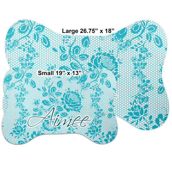 Lace Bone Shaped Mat Comparison