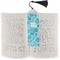 Lace Bookmark with tassel - In book
