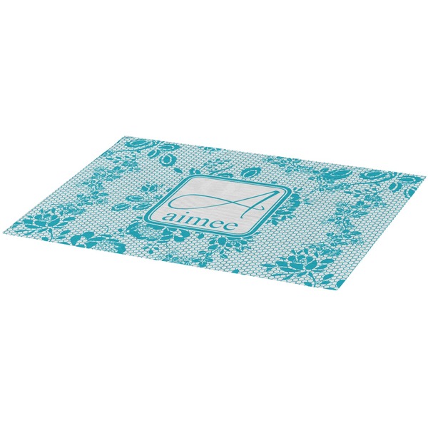 Lace Burlap Placemat (Angle View)