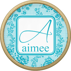 Lace Cabinet Knob - Gold (Personalized)