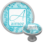 Lace Cabinet Knob (Silver) (Personalized)