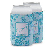 Lace Can Cooler (12 oz) w/ Name and Initial