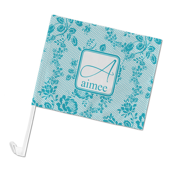 Custom Lace Car Flag (Personalized)