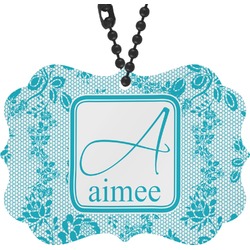 Lace Rear View Mirror Charm (Personalized)