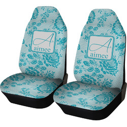 Lace Car Seat Covers (Set of Two) (Personalized)