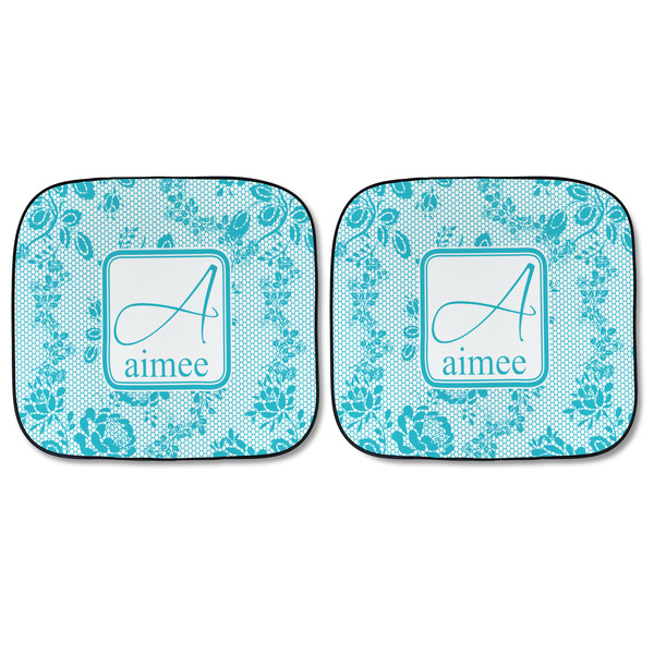 Lace Car Sun Shades - FRONT