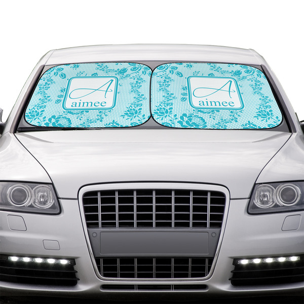 Lace Car Sun Shades - IN CONTEXT