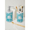 Lace Ceramic Bathroom Accessories - LIFESTYLE (toothbrush holder & soap dispenser)