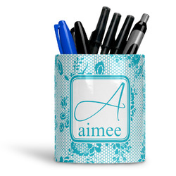 Lace Ceramic Pen Holder