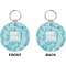 Lace Circle Keychain (Front + Back)