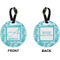 Lace Circle Luggage Tag (Front + Back)