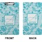 Lace Clipboard (Legal) (Front + Back)