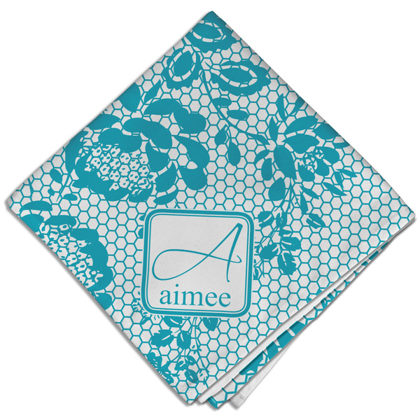 Lace Cloth Napkins - Personalized Dinner (Folded Four Corners)