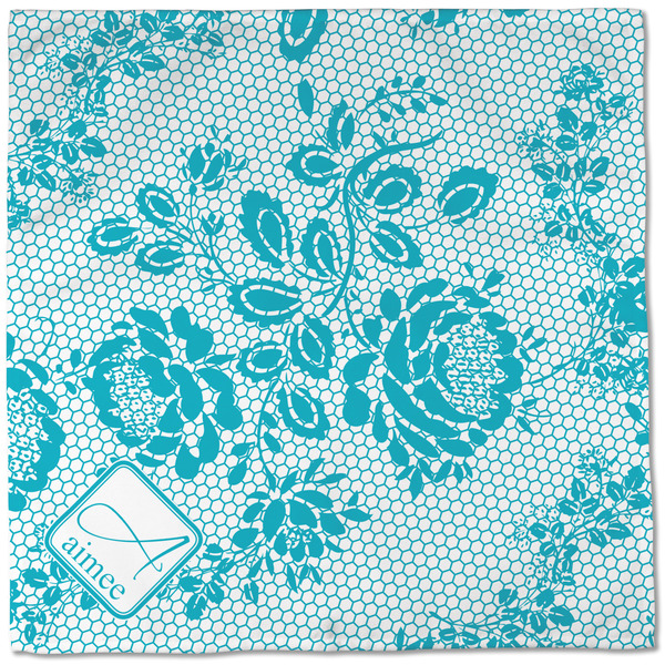 Lace Cloth Napkins - Personalized Dinner (Full Open)