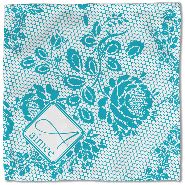 Lace Cloth Napkins - Personalized Lunch (Single Full Open)