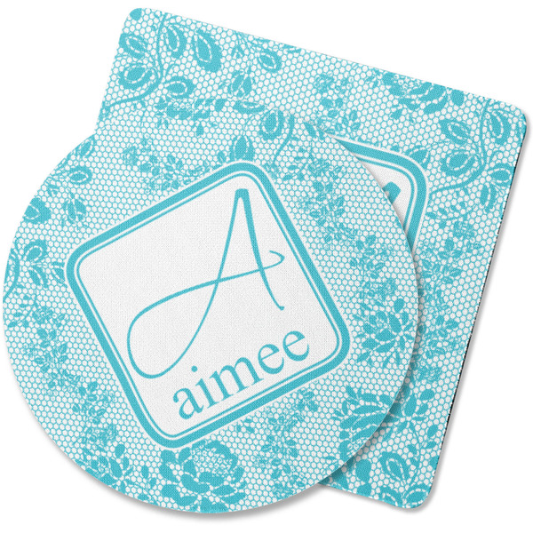Custom Lace Rubber Backed Coaster (Personalized)
