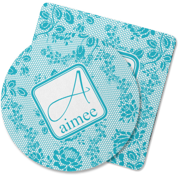 Custom Lace Rubber Backed Coaster (Personalized)