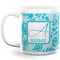 Lace 20 Oz Coffee Mug - White (Personalized)