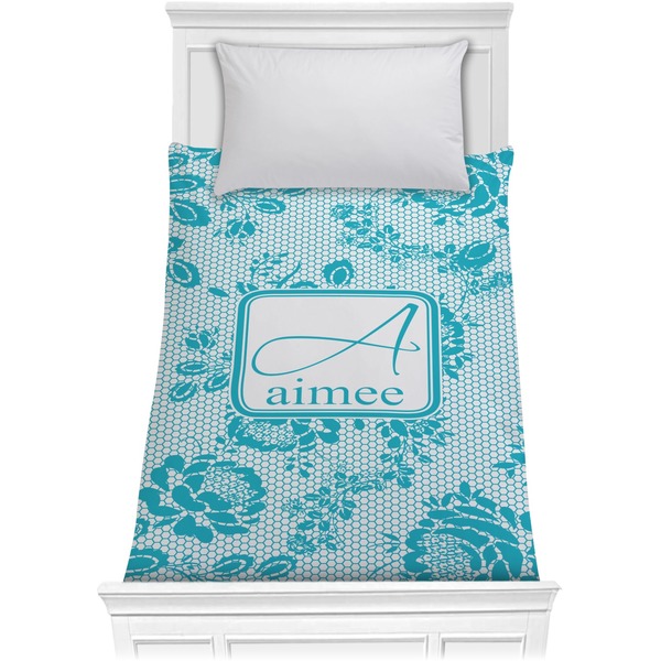 Custom Lace Comforter - Twin (Personalized)