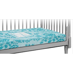 Lace Crib Fitted Sheet (Personalized)