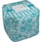 Lace Cube Poof Ottoman (Bottom)