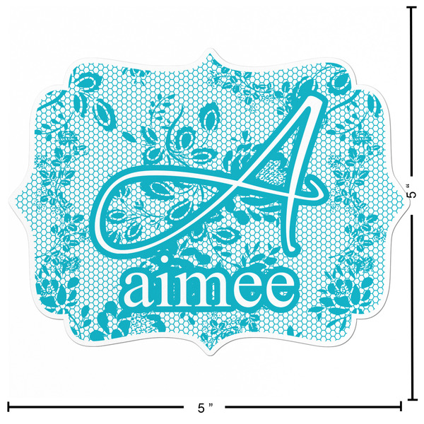 Lace Custom Shape Iron On Patches - L - APPROVAL