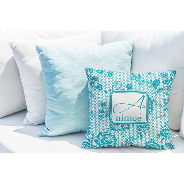 Lace Decorative Pillow Case - LIFESTYLE 2