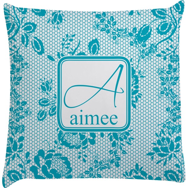 Custom Lace Decorative Pillow Case (Personalized)