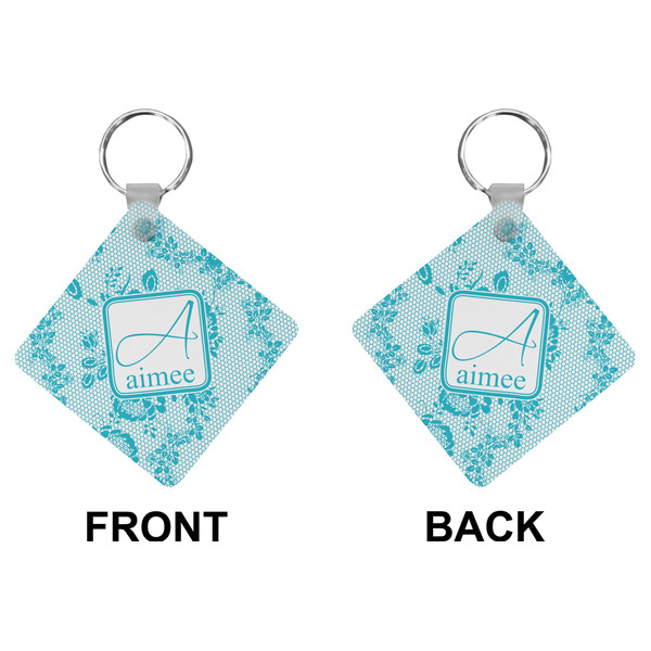 Lace Diamond Keychain (Front + Back)