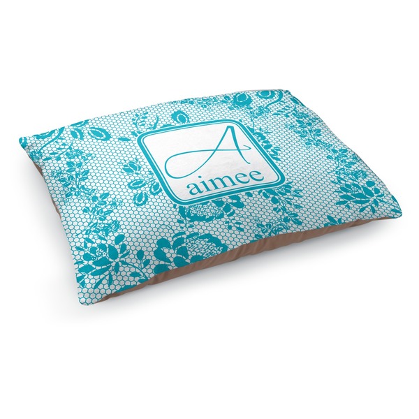 Custom Lace Dog Bed - Medium w/ Name and Initial