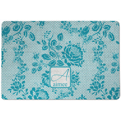 Lace Dog Food Mat w/ Name and Initial