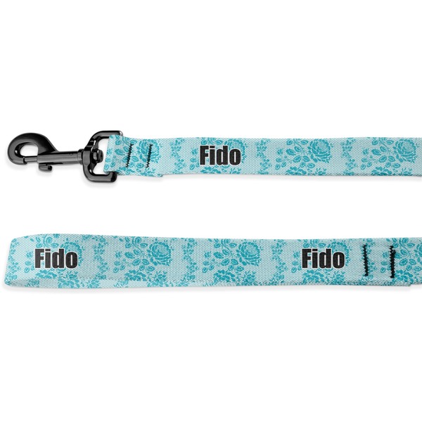 Custom Lace Deluxe Dog Leash - 4 ft (Personalized)