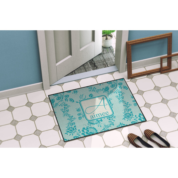 Lace Door Mat Lifestyle