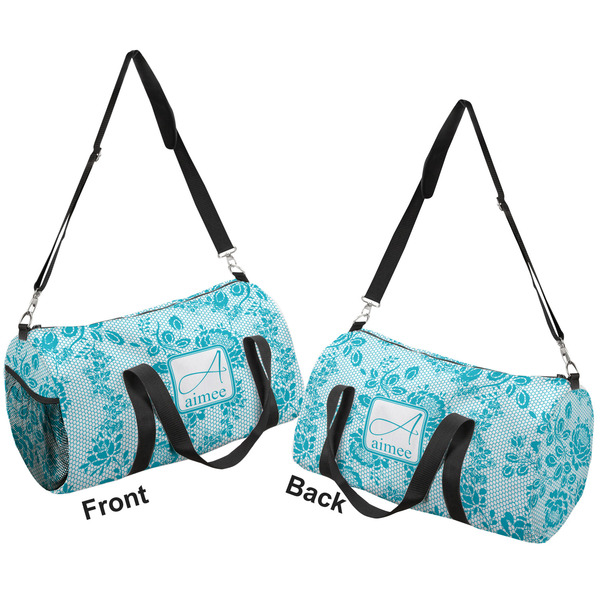Lace Duffle bag small front and back sides