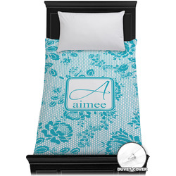 Lace Duvet Cover - Twin XL (Personalized)