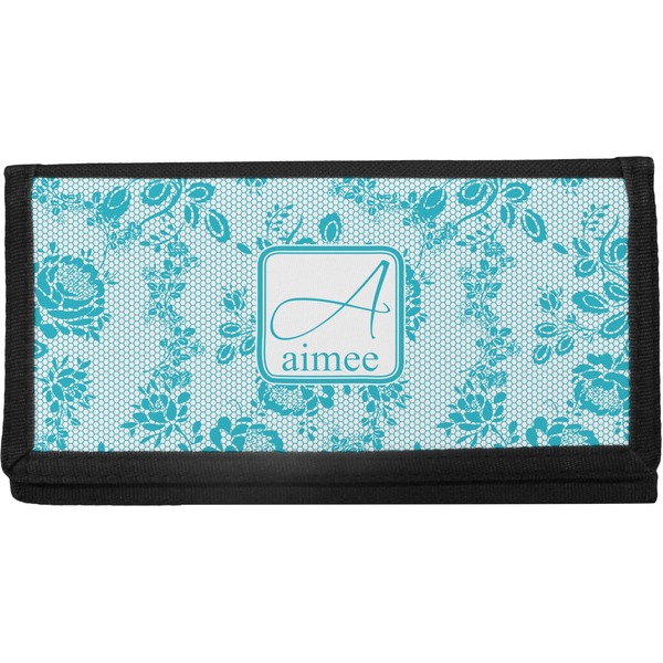 Custom Lace Canvas Checkbook Cover (Personalized)