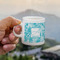 Lace Espresso Cup - 3oz LIFESTYLE (new hand)