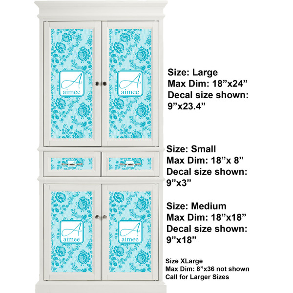 Lace Full Cabinet (Show Sizes)
