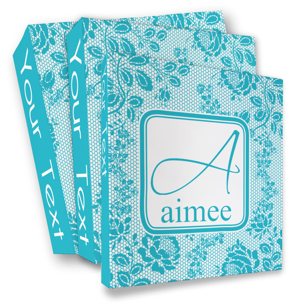 Custom Lace 3 Ring Binder - Full Wrap (Personalized)
