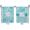 Lace Garden Flag - Double Sided Front and Back